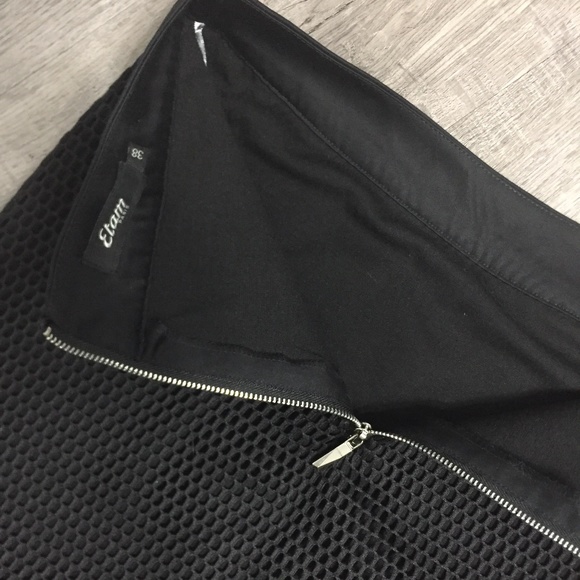 (3 for $30) Etam Paris size 38 mini skirt with mesh overlay - Picture 4 of 4
